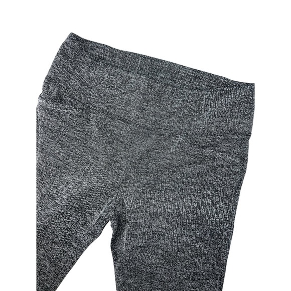Athleta Leggings High Rise Gray Herringbone Athletic Womens Large - Picture 4 of 5
